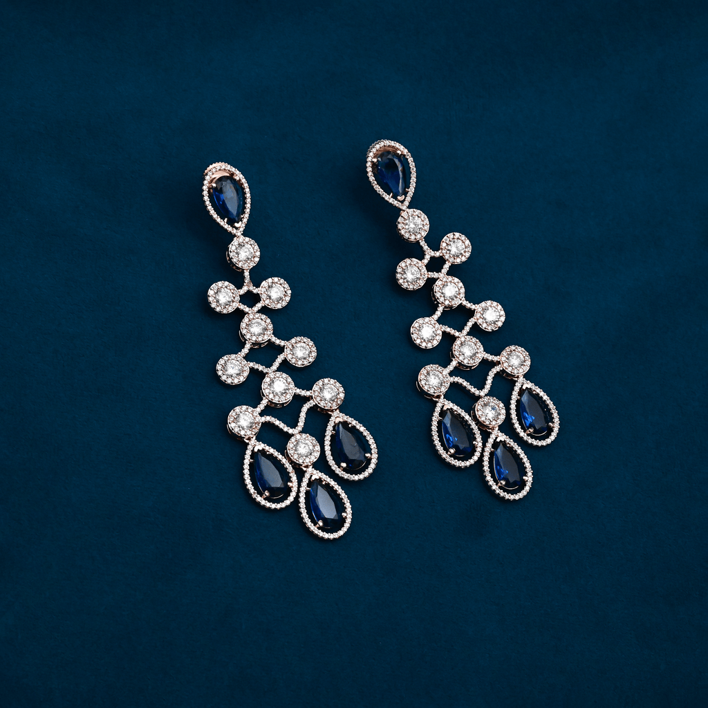 CZ Chandbali Earrings