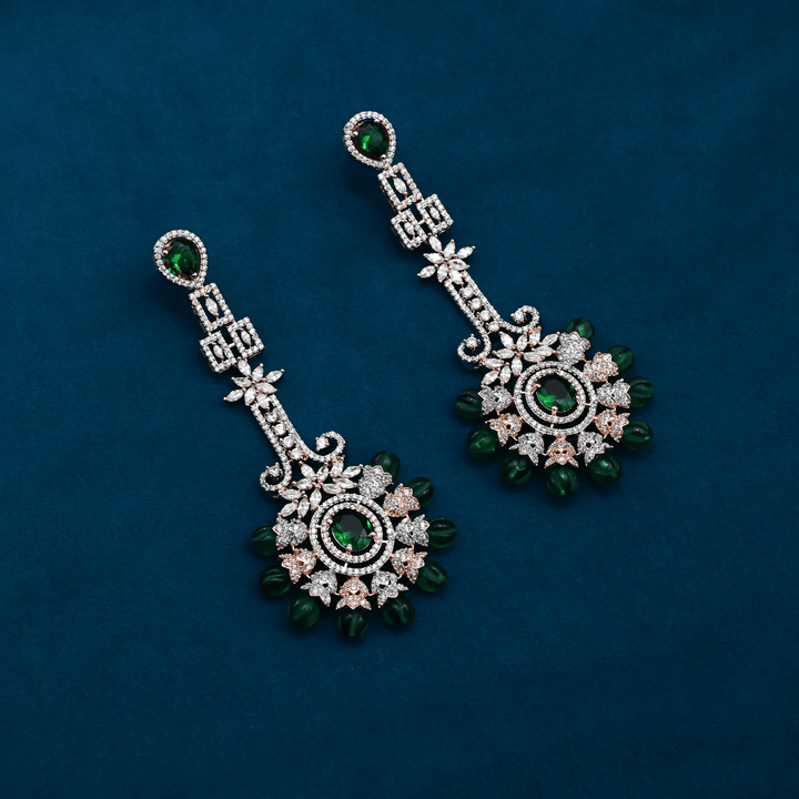 CZ Chandbali Earrings