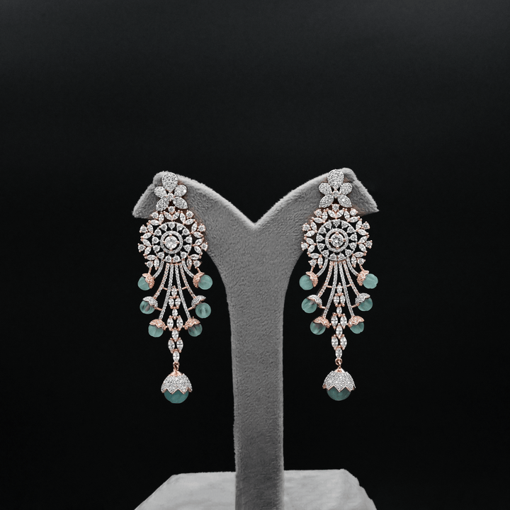 CZ Chandbali Earrings