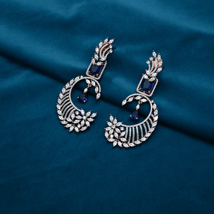 CZ Chandbali Earrings