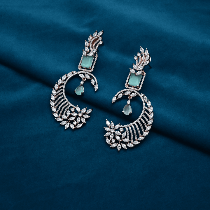 CZ Chandbali Earrings