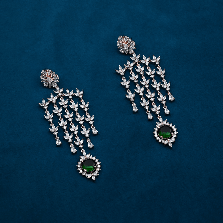 CZ Chandbali Earrings