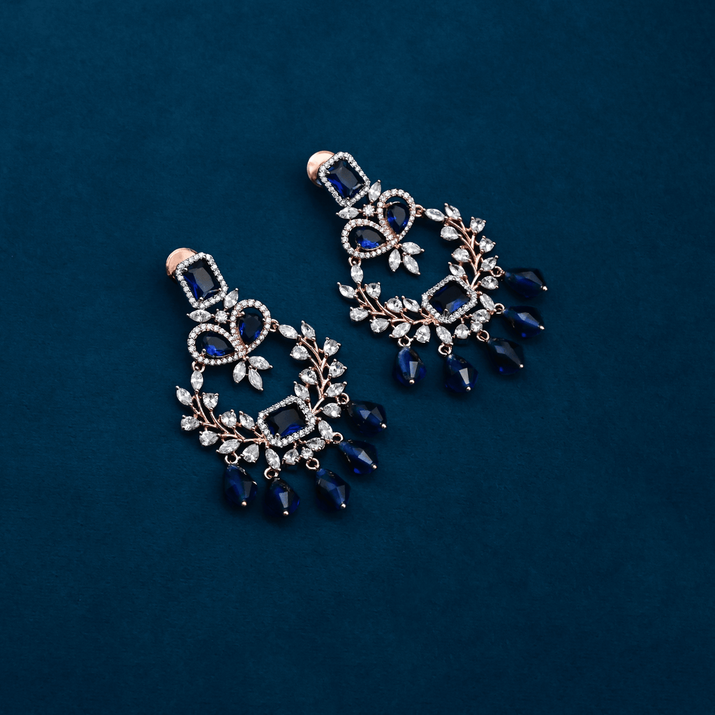 CZ Chandbali Earrings