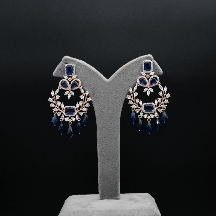 CZ Chandbali Earrings