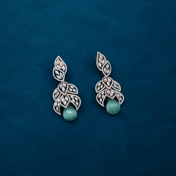 CZ Chandbali Earrings