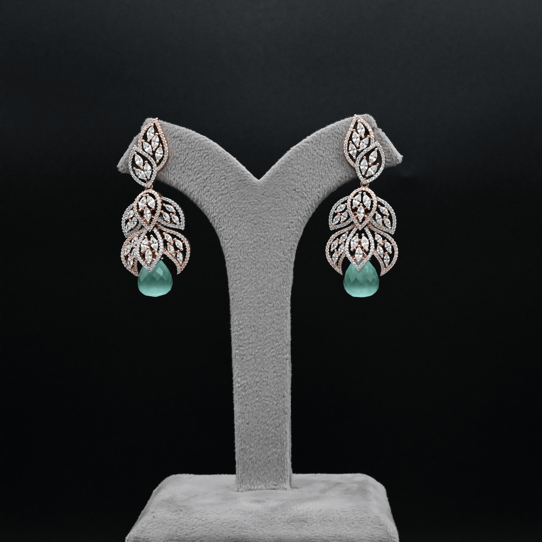 CZ Chandbali Earrings