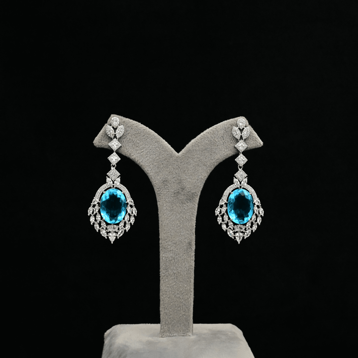 CZ Chandbali Earrings