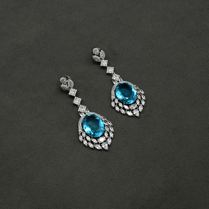 CZ Chandbali Earrings