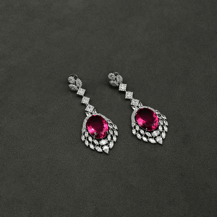 CZ Chandbali Earrings