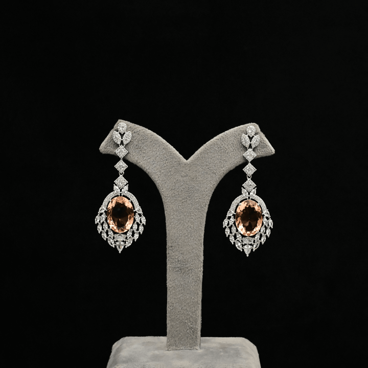 CZ Chandbali Earrings