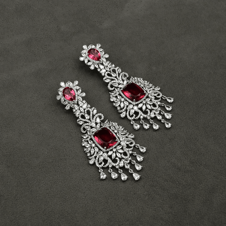 CZ Chandbali Earrings