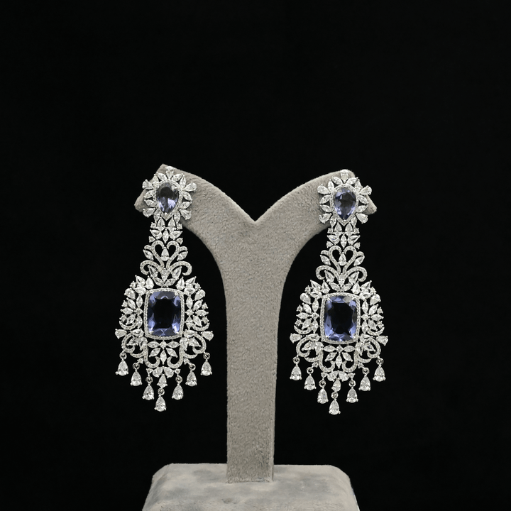 CZ Chandbali Earrings