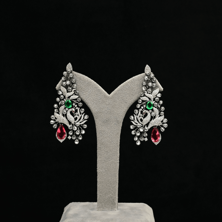 CZ Chandbali Earrings