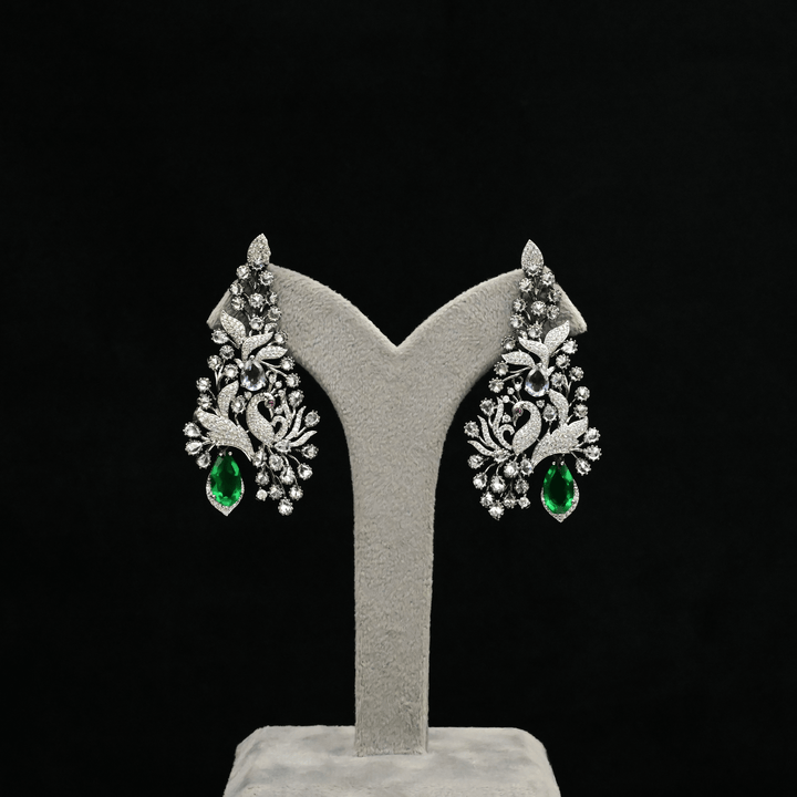 CZ Chandbali Earrings