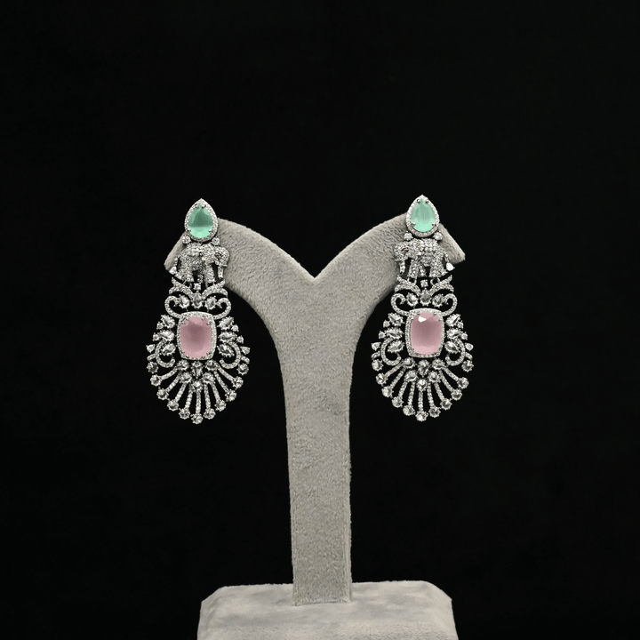 CZ Chandbali Earrings