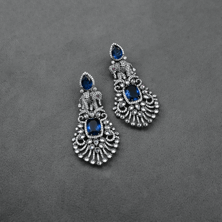 CZ Chandbali Earrings