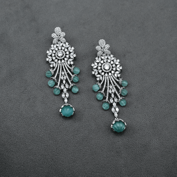 CZ Chandbali Earrings