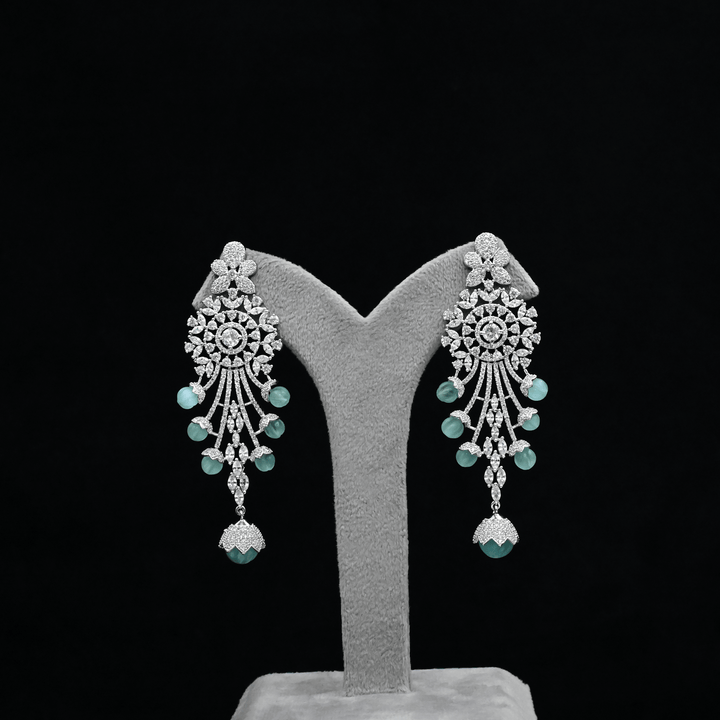 CZ Chandbali Earrings