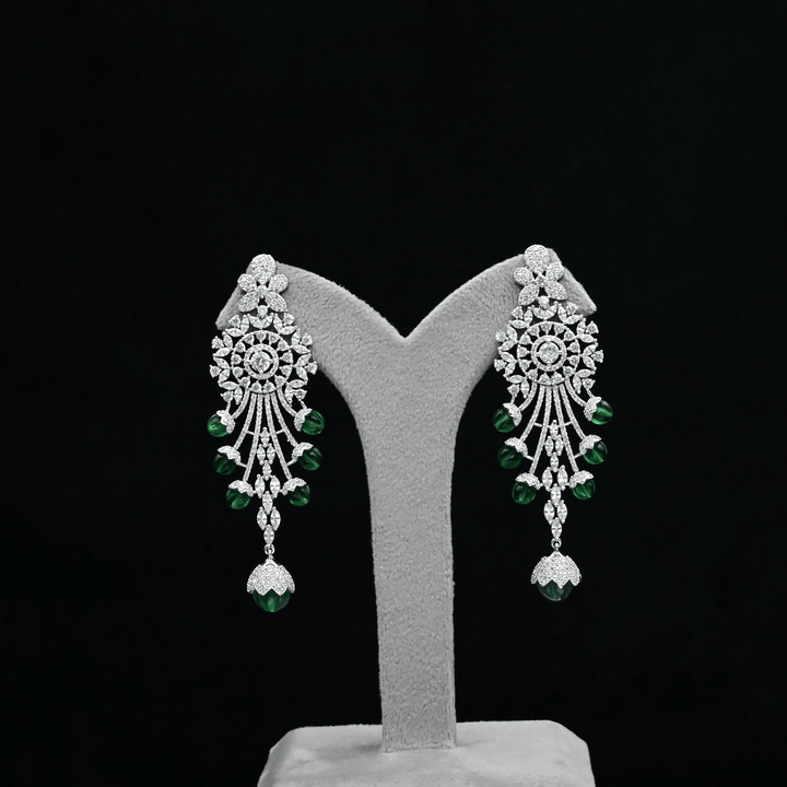 CZ Chandbali Earrings