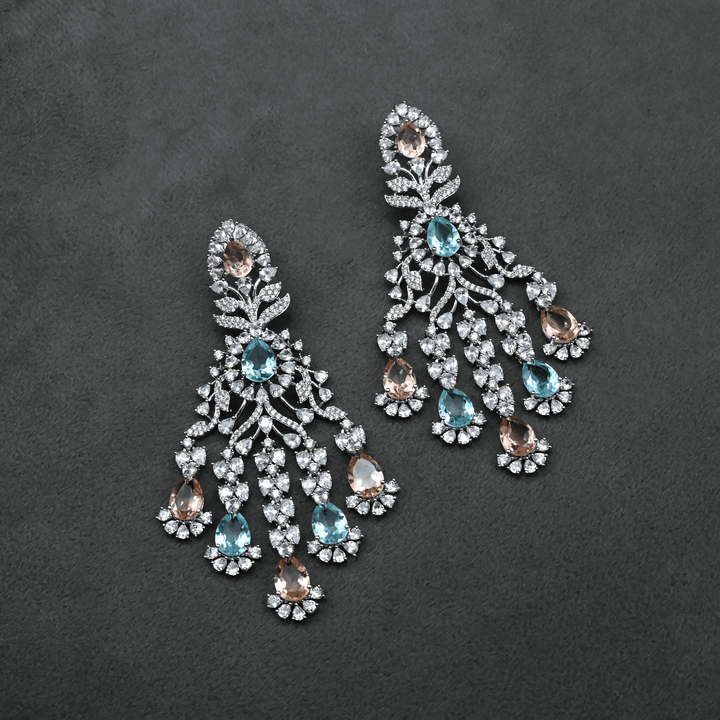 CZ Chandbali Earrings