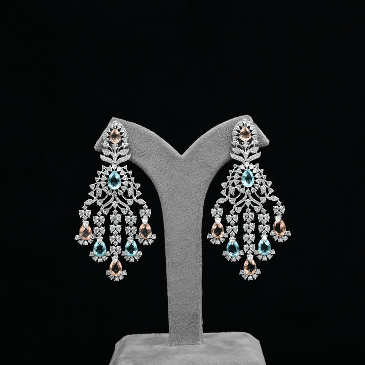 CZ Chandbali Earrings