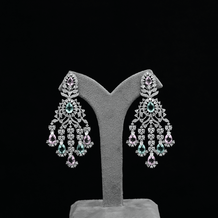 CZ Chandbali Earrings