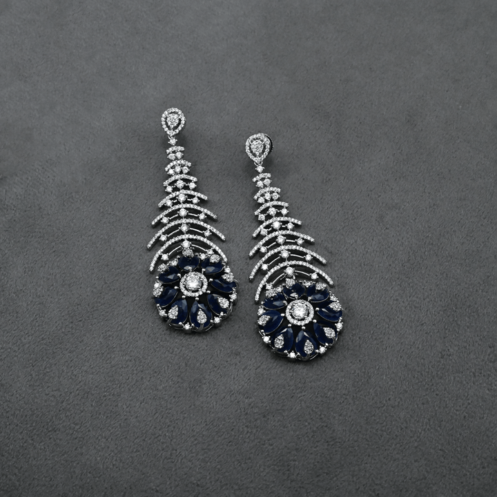 CZ Chandbali Earrings