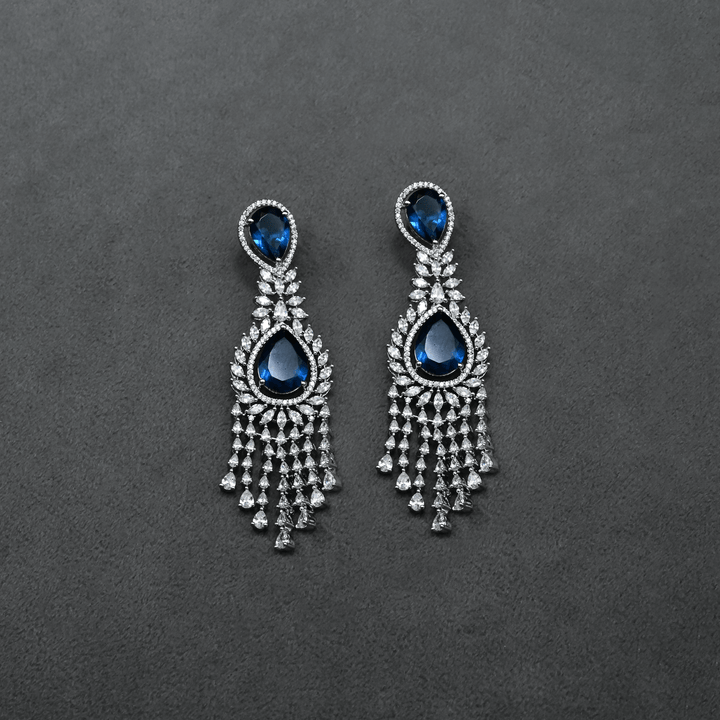 CZ Chandbali Earrings