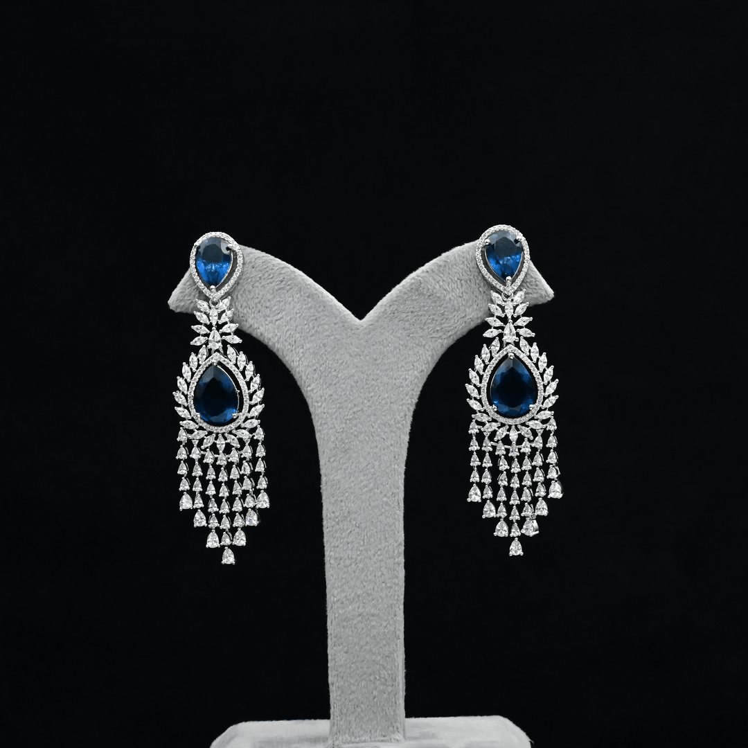 CZ Chandbali Earrings