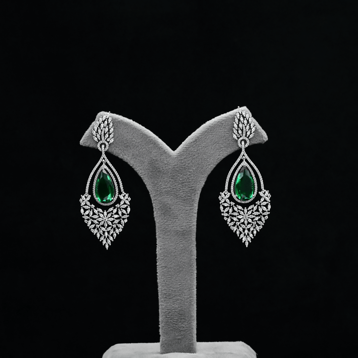 CZ Chandbali Earrings