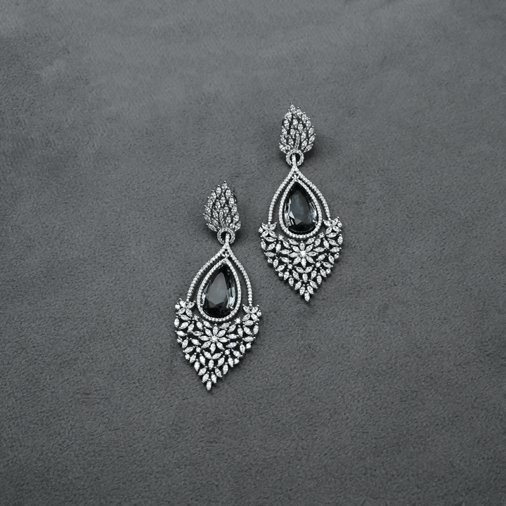 CZ Chandbali Earrings