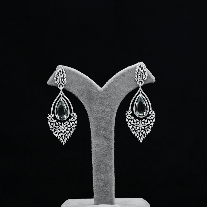 CZ Chandbali Earrings