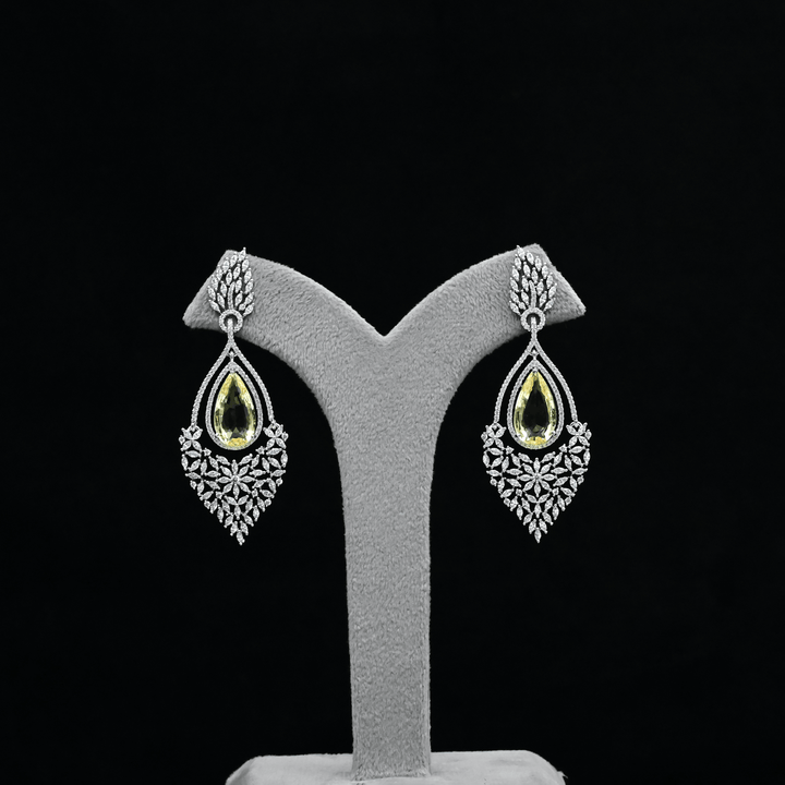 CZ Chandbali Earrings