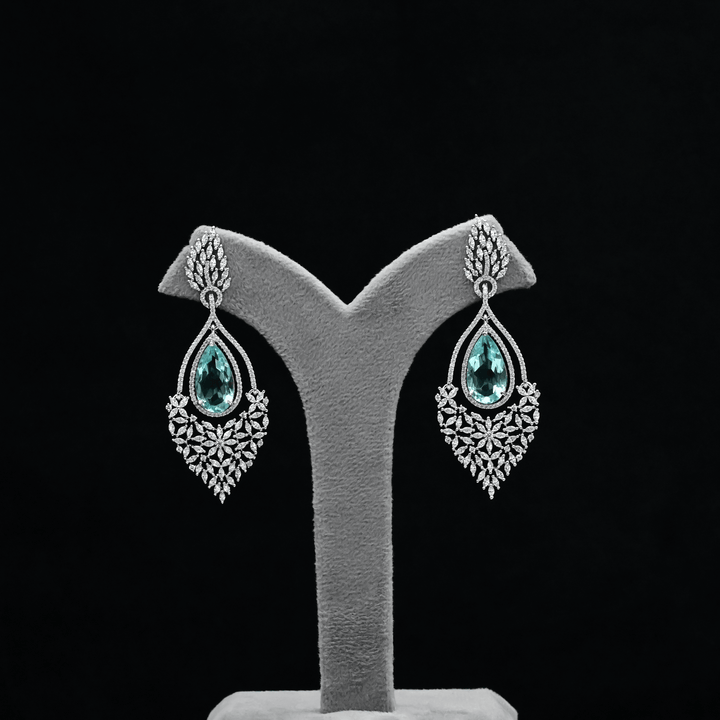 CZ Chandbali Earrings