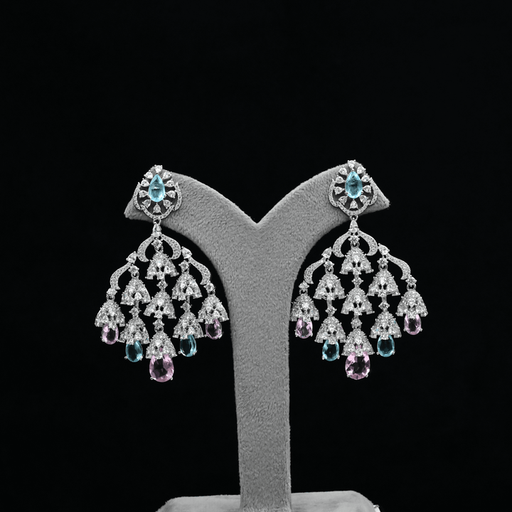 CZ Chandbali Earrings