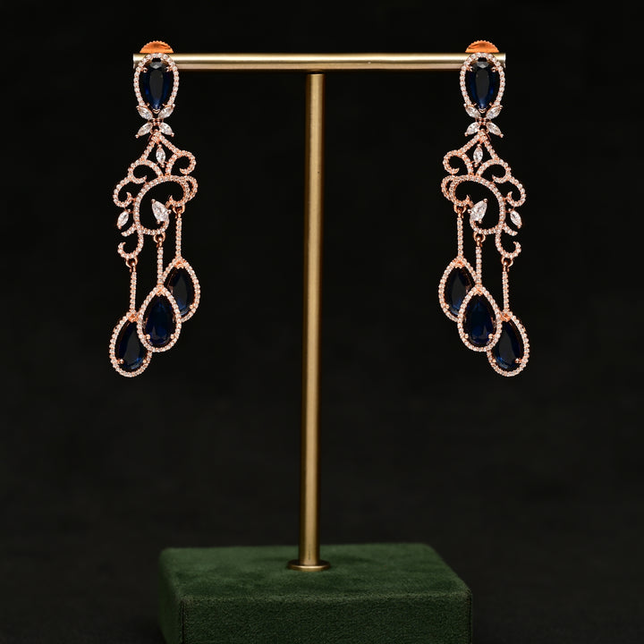 Rose Gold Designer Earrings