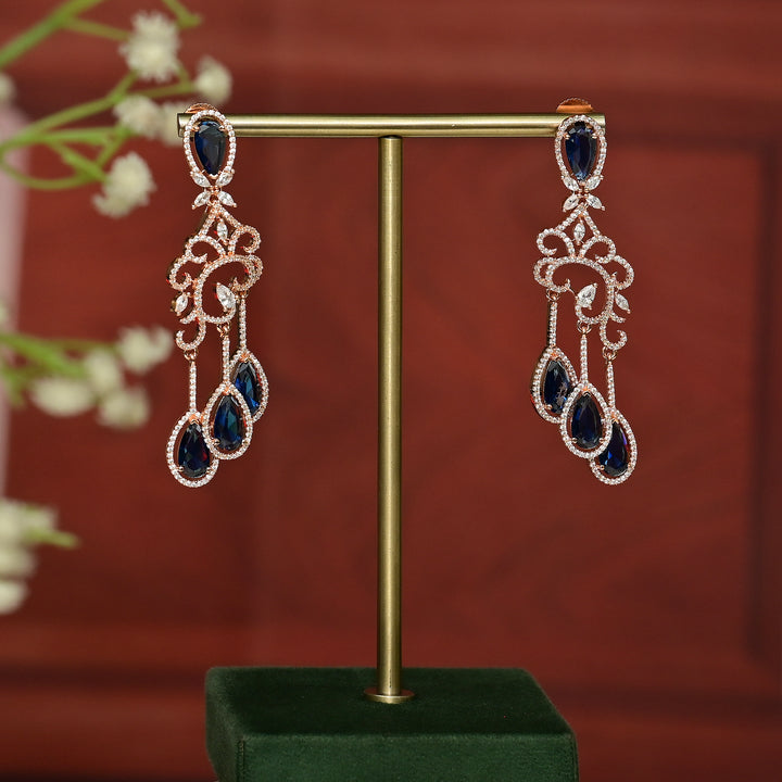 Rose Gold Designer Earrings