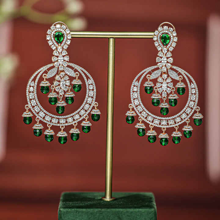 CZ Rose Gold Earrings