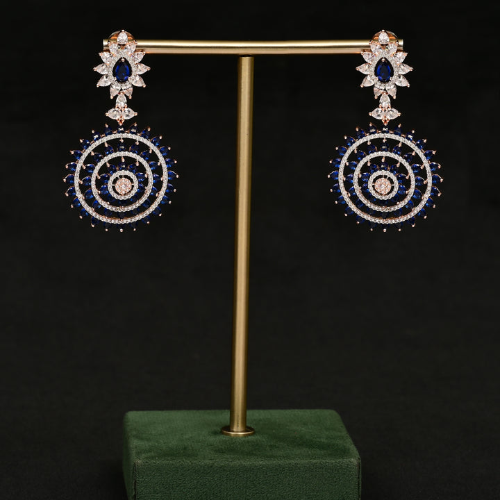 CZ Rose Gold Earrings