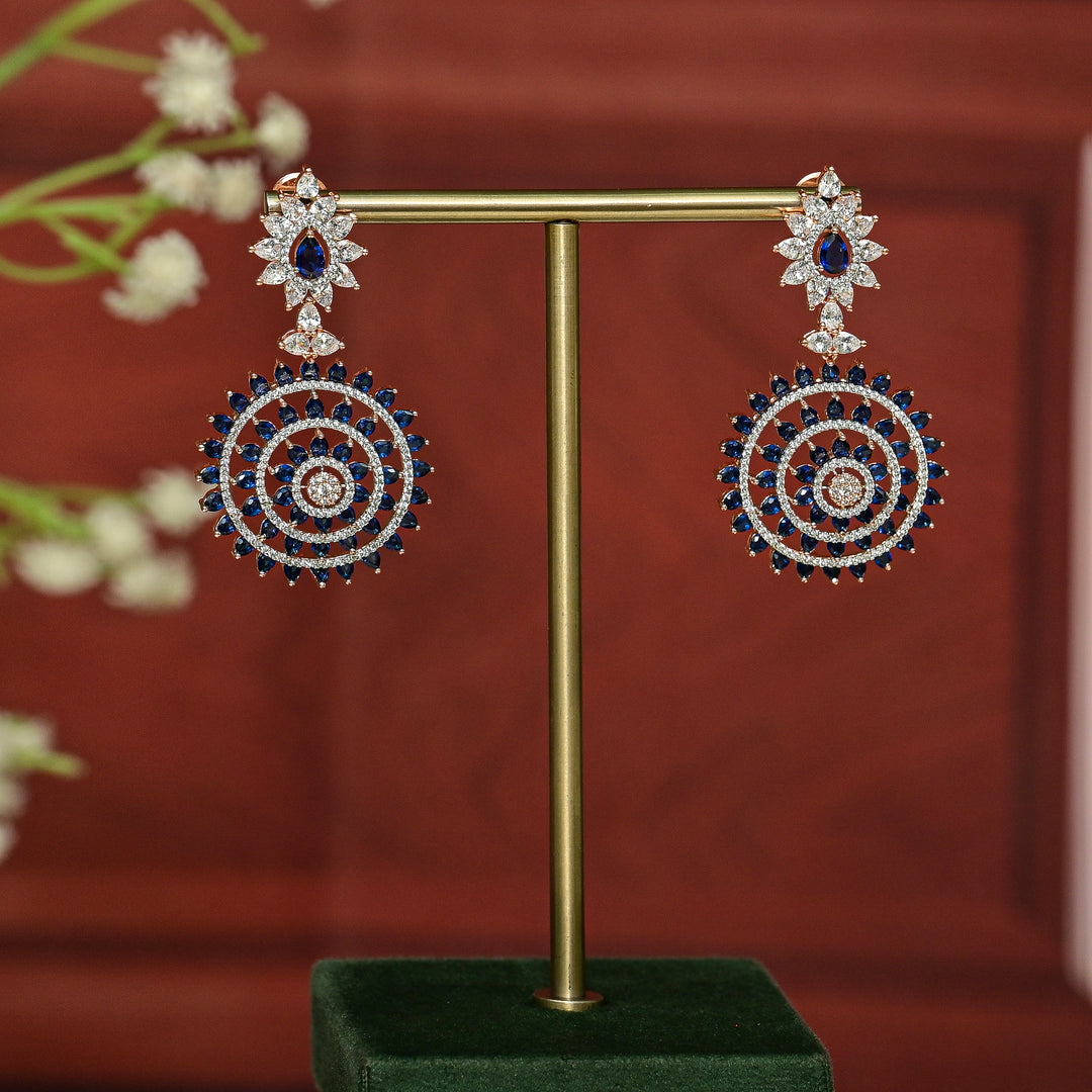 CZ Rose Gold Earrings