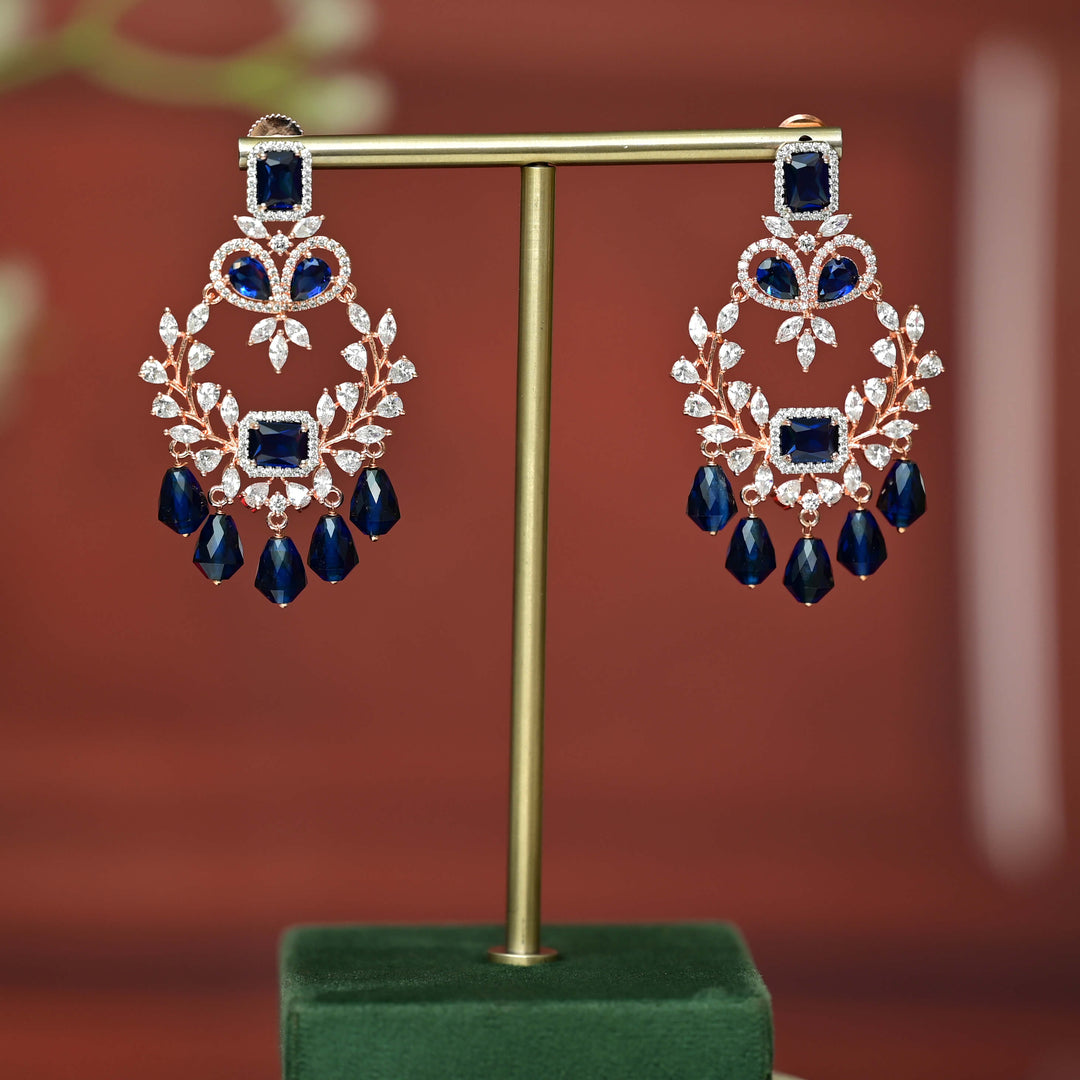 CZ Rose Gold Earrings