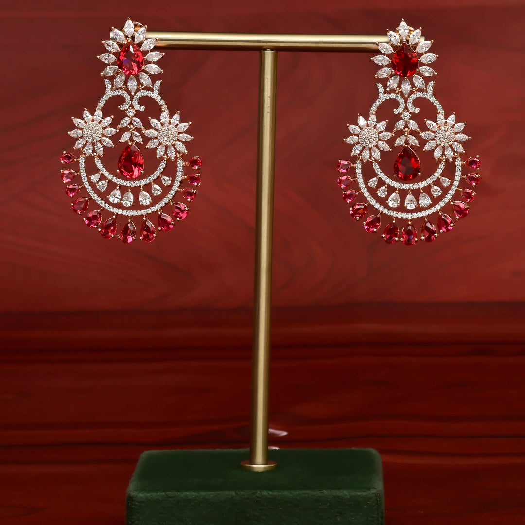 CZ Rose gold Earrings