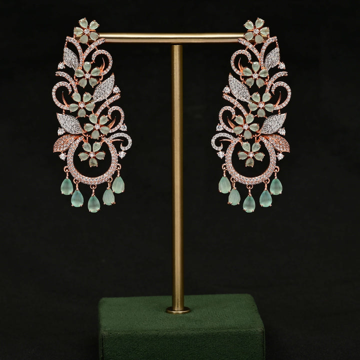 CZ Rose gold Earrings