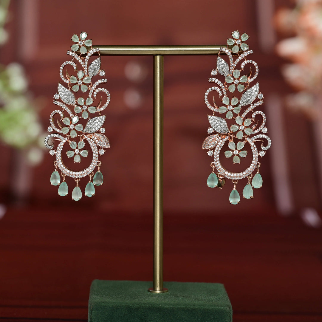 CZ Rose gold Earrings