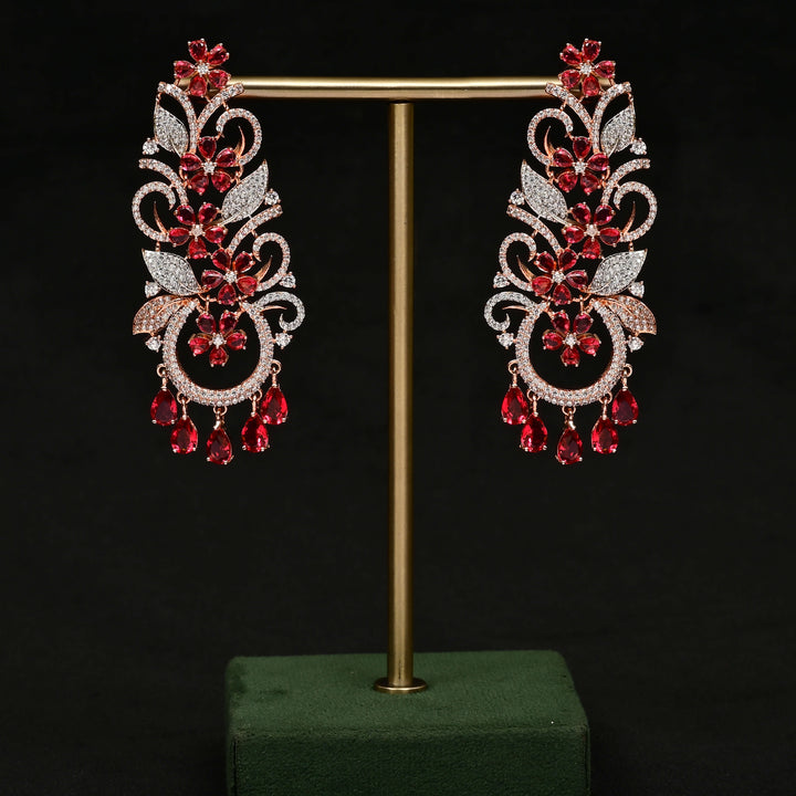 CZ Rose gold Earrings