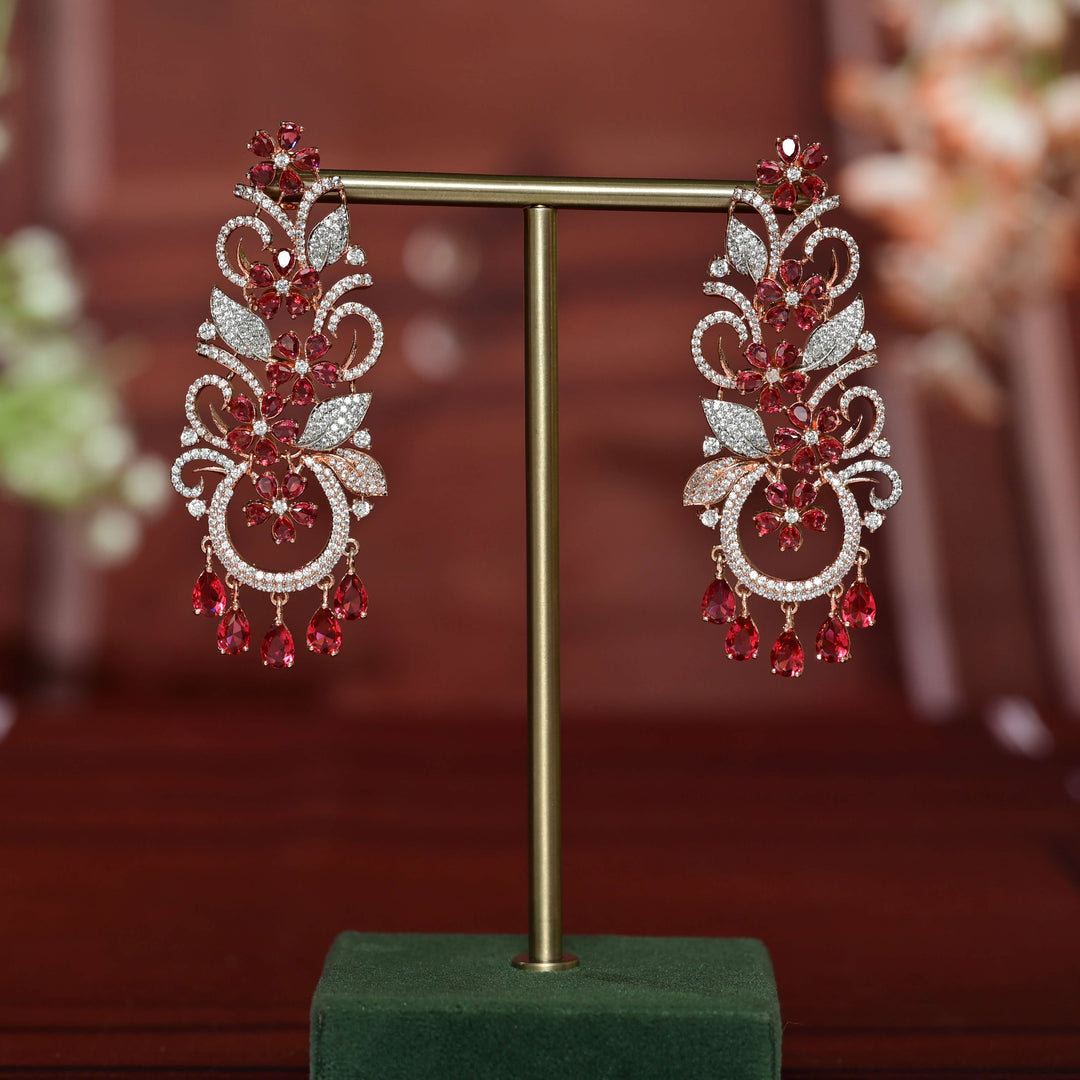 CZ Rose gold Earrings