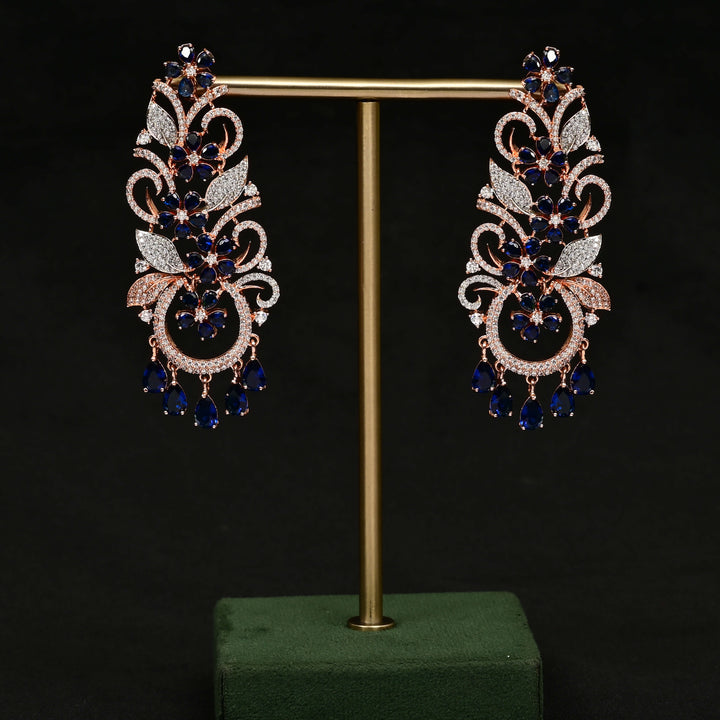 CZ Rose gold Earrings