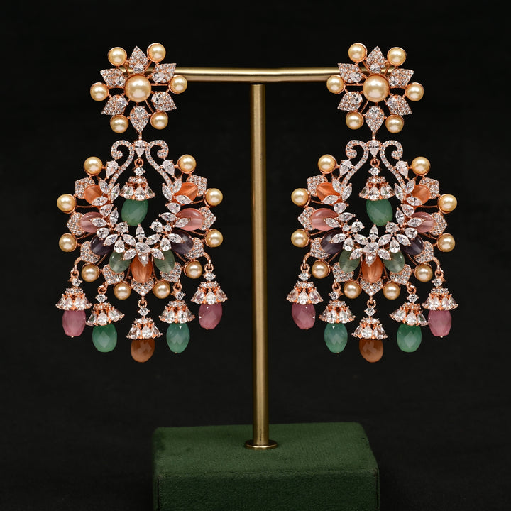 CZ Rose gold Earrings