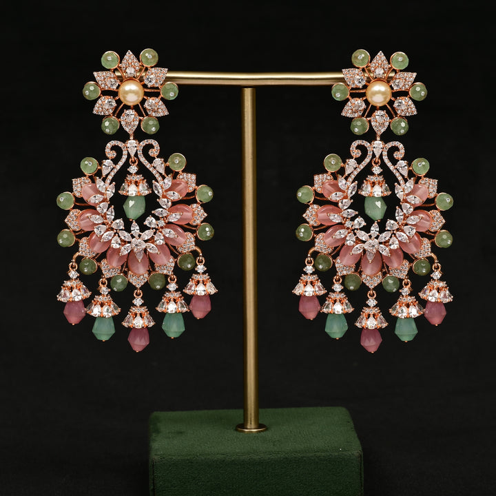 CZ Rose gold Earrings