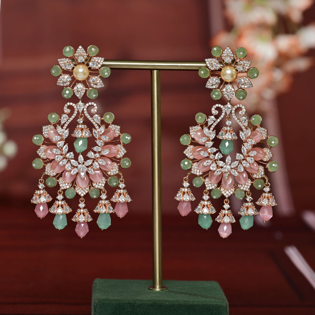 CZ Rose gold Earrings